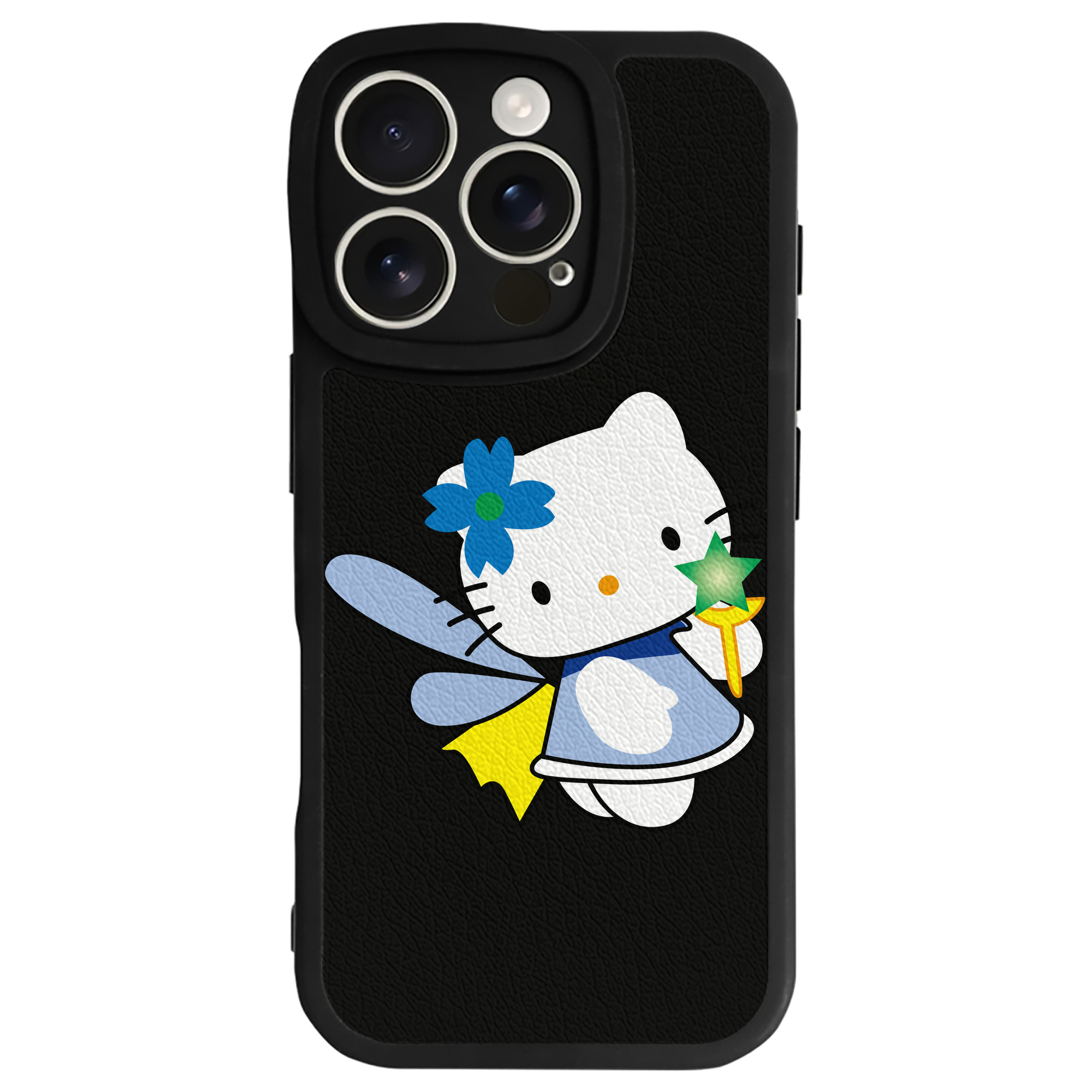 （画像用） Hello Kitty ハローキティ 【iPhone 16シリーズ対応】シリコンスマホケース（レザー調） 材質：シリコン